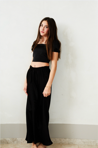 Joey Satin Maxi Skirt