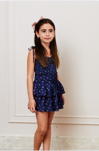 Georgia Satin Smocked Top