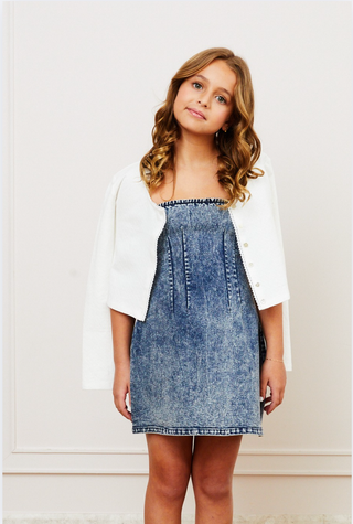 Tali Puff Heart Cardigan