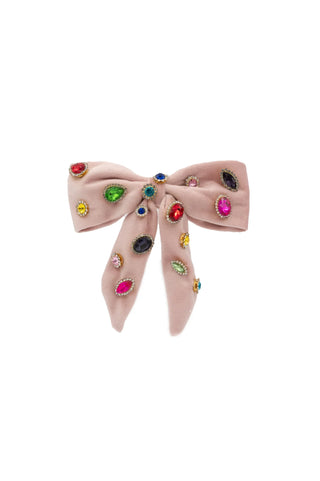 Velvet Jewel Bow