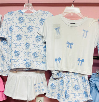 All Over White Bows Tee