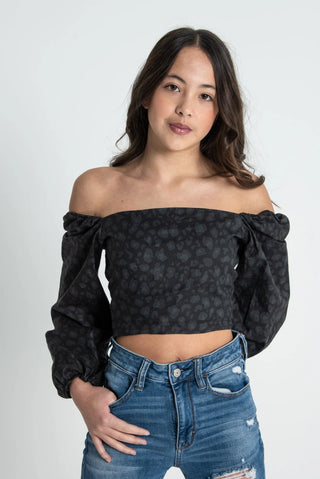 Noa Mesh Bow Tie Back Top