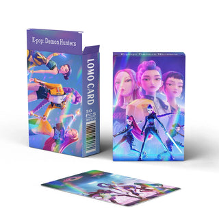 KPop Demon Hunters Holographic LOMO Cards - 30 Pcs