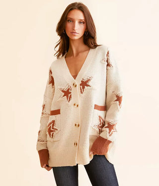 Star Embroidered Sweater
