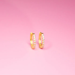 Brilliant Huggie Earrings