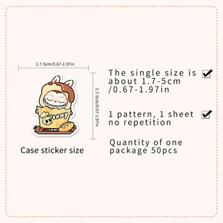 LaBuBu Stickers - 50 Pack