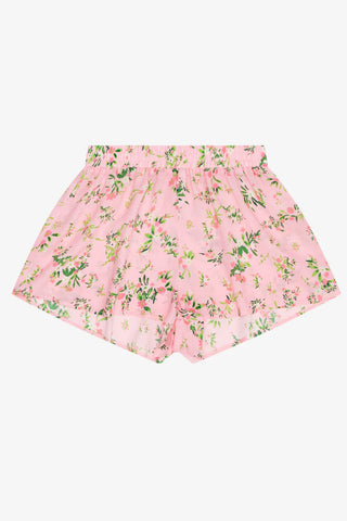 Pinky Floral Short