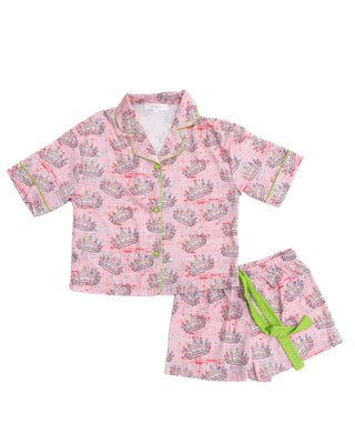 Sunshine Society Silky PJ Set