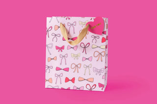 Medium Pink Bows Gift Bag