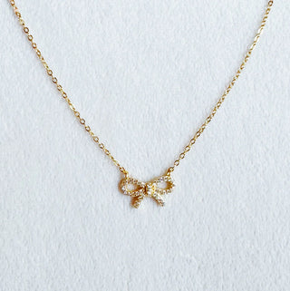 Shine Pretty Bow Necklace