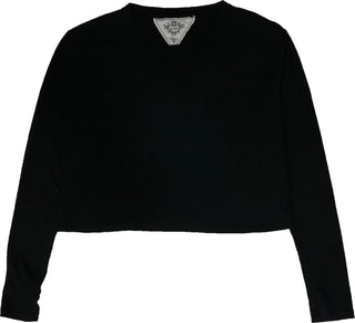 Long Sleeve Boxy Tee with Thumbhole