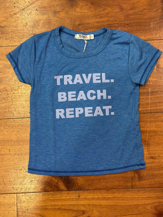 Travel. Beach. Repeat. Tee