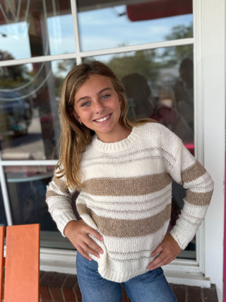 Stripe Knit Sweater