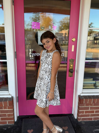 Satin Princess Panel Tank Dress