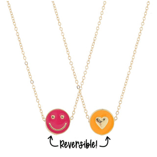 Reversible Disc Necklace