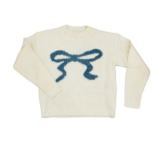 Pretty Little Blue Bow Sweater