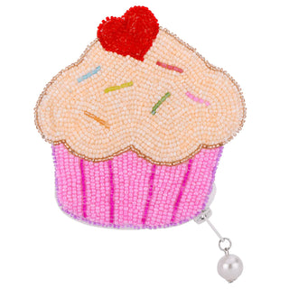 Cupcake Beaded Purse