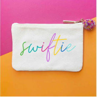 Swiftie Canvas Pouch with Pom Pom