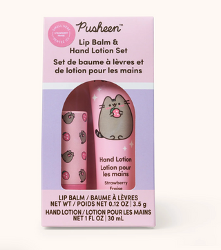 Pusheen Sweet Strawberry Lip Balm & Hand Lotion