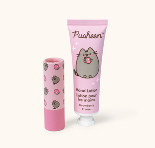 Pusheen Sweet Strawberry Lip Balm & Hand Lotion