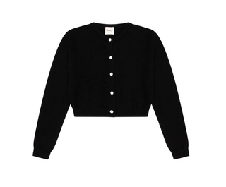 Crew Neck Button Down Cardi