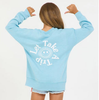 Take a Trip Puff Print Sweatshirt