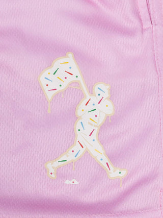 Batter Up Bakery Confetti Cupcake Diamond Air Mesh Shorts