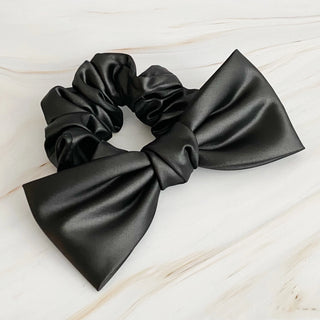 Satin Bow Scrunchie