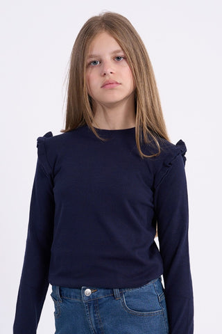 Molly Ruffle Detail Sweater