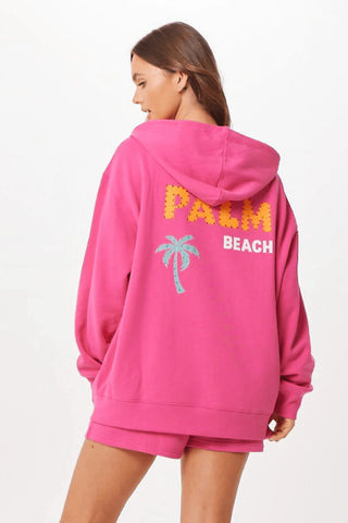 Palm Pink Hoodie
