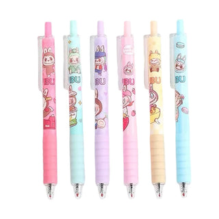 Labubu Gel Pens - 6 Pieces